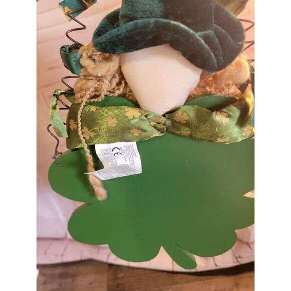 Leprechaun happy Saint Patty's Day clover sign Decor figure - Picture 4 of 4